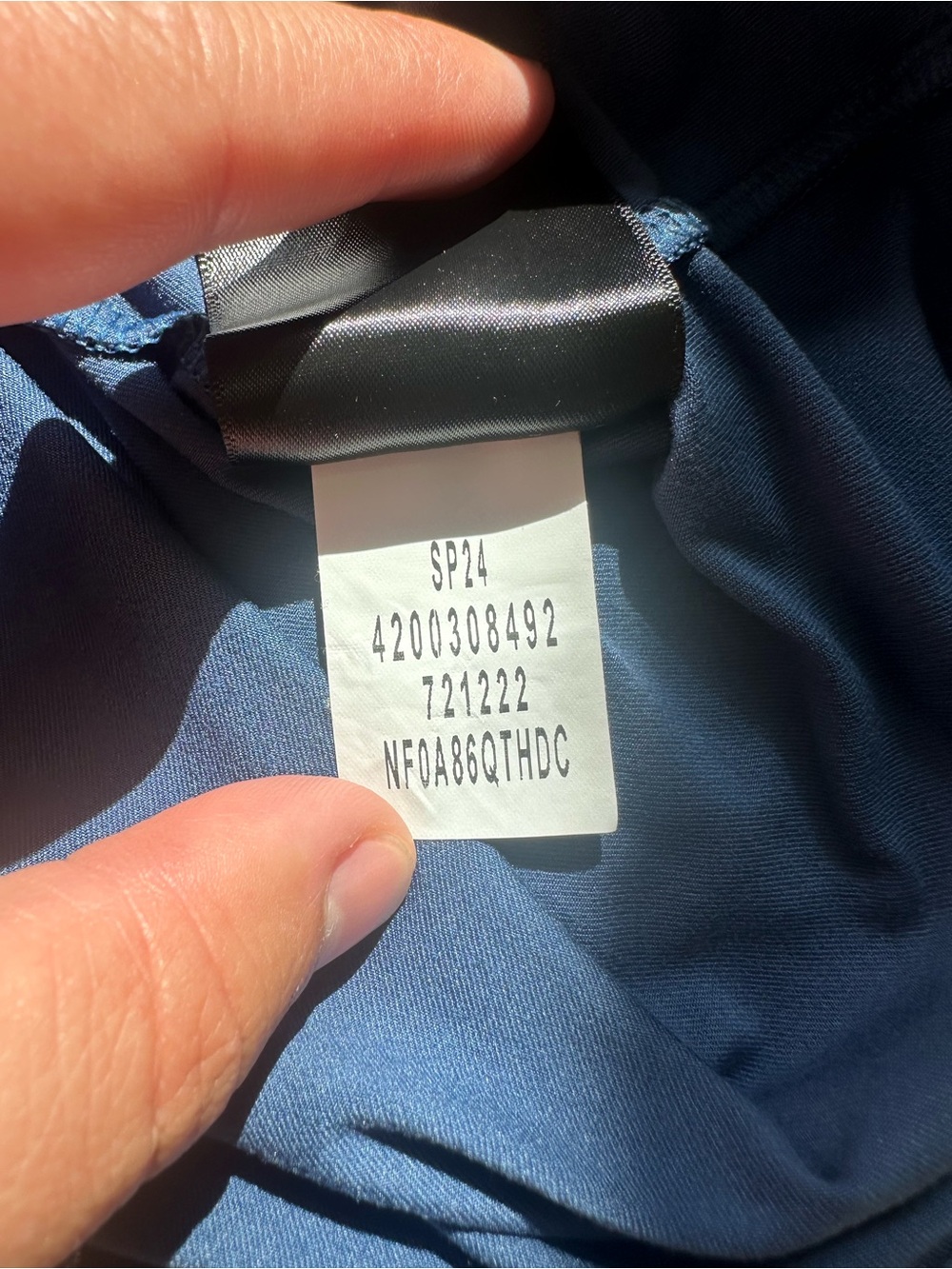 The North Face Men's Long-Sleeve Crew Tee - Slate Blue - Picture 6 of 8